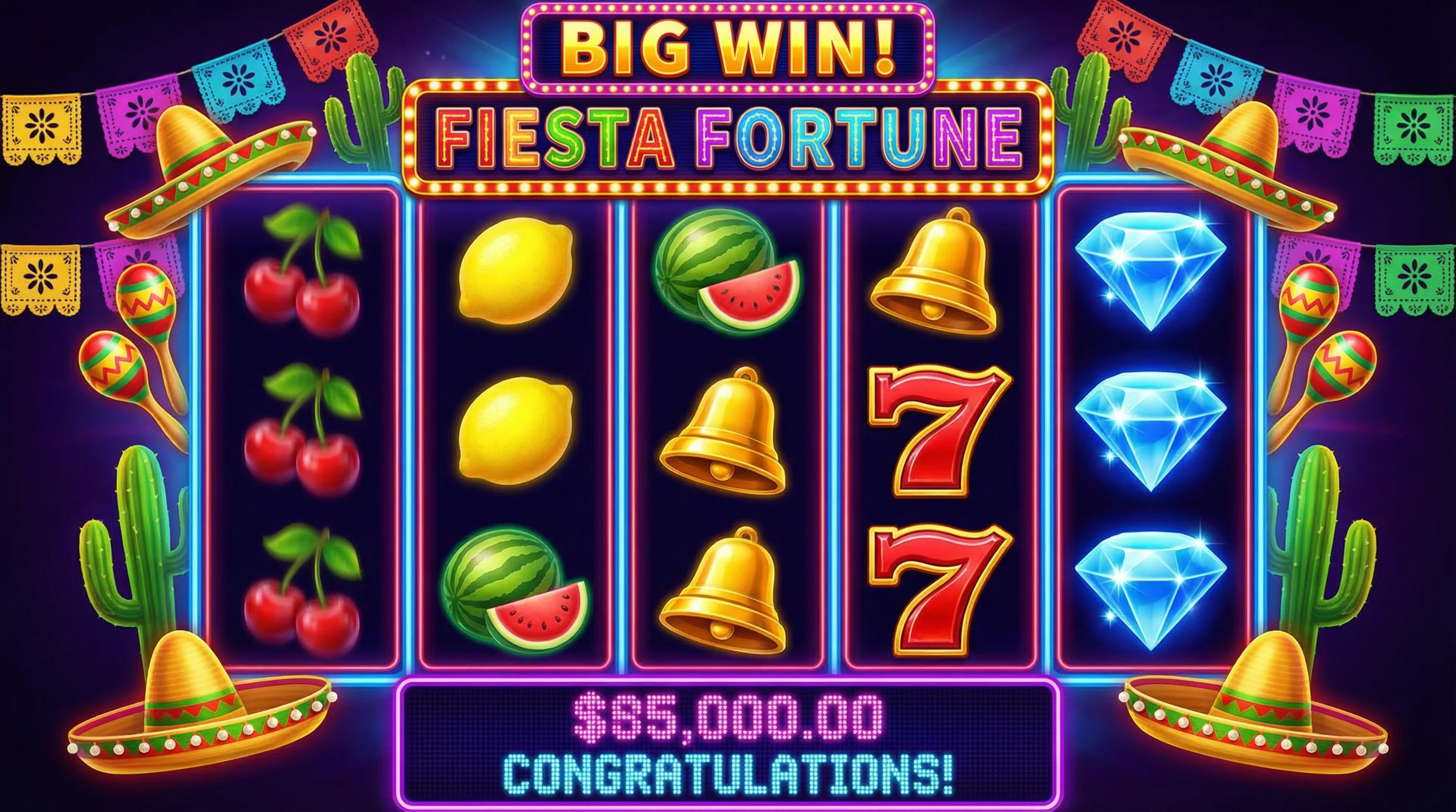 Tragamonedas en línea con temática mexicana colorida